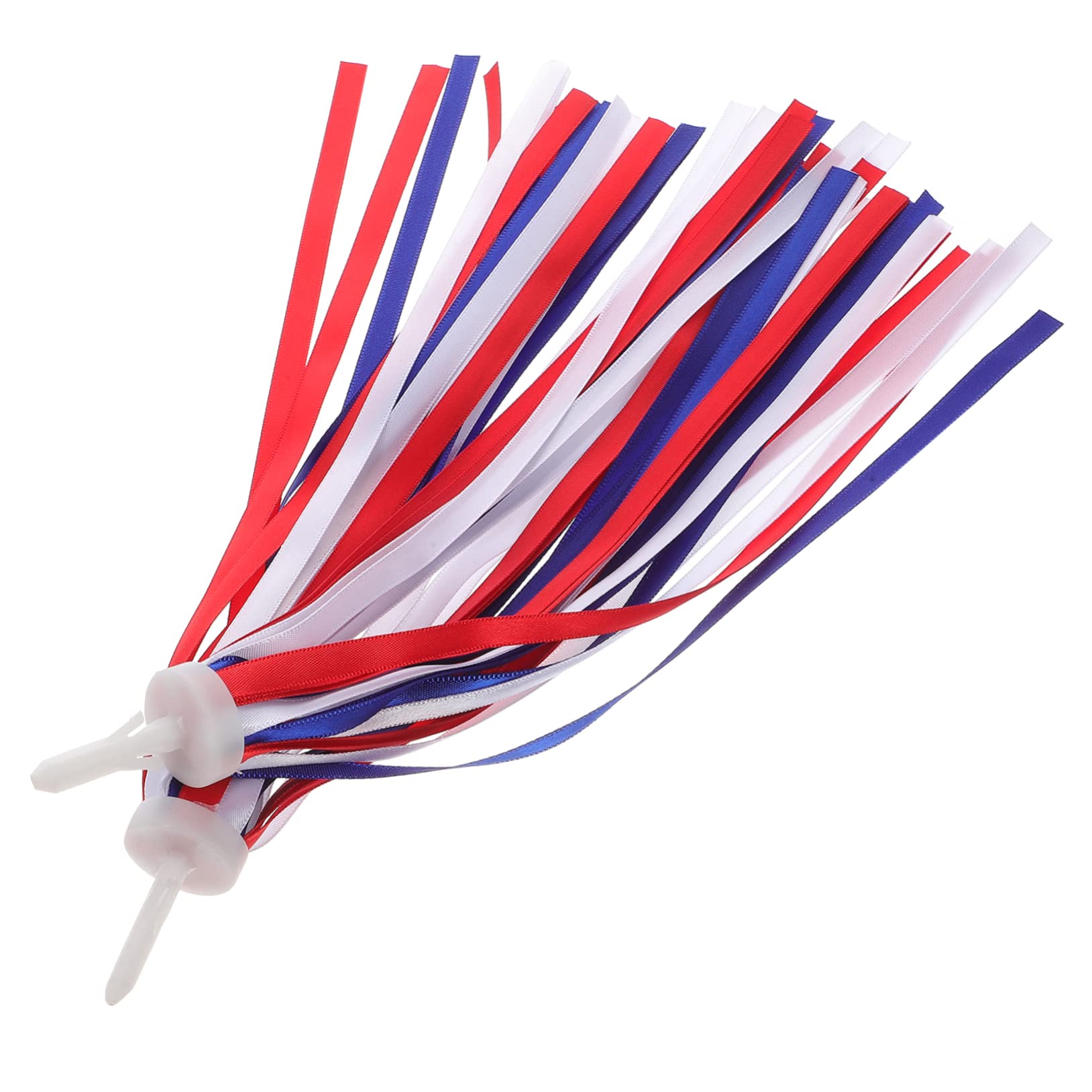 KICHOUSE Boys and Girls Bike Handlebar Streamers 1 Pair Dark Blue Tassel Ribbons for Scooter Dec