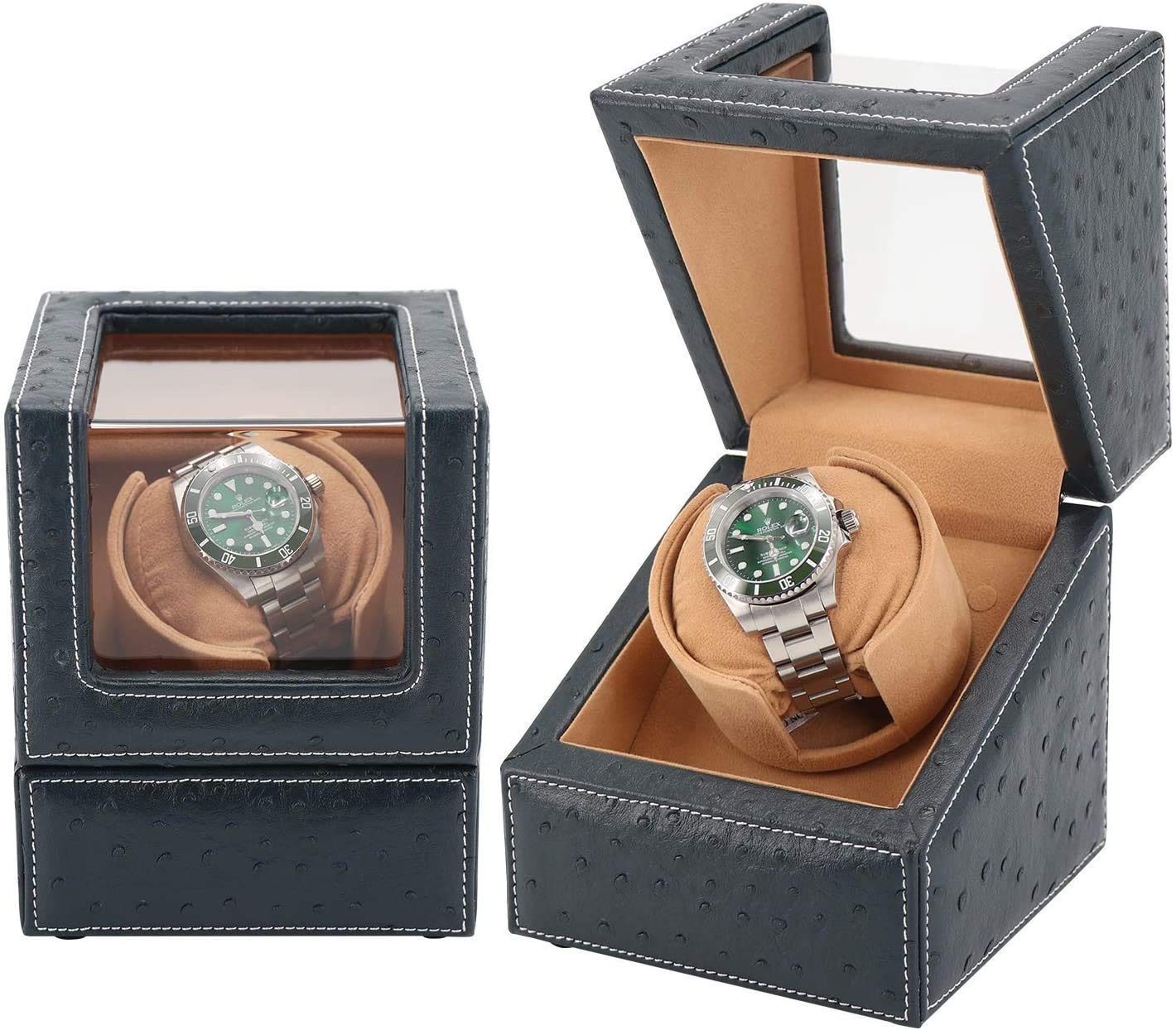 Evite desajustes con este Watch Winder para relojes automáticos de piel suave 8