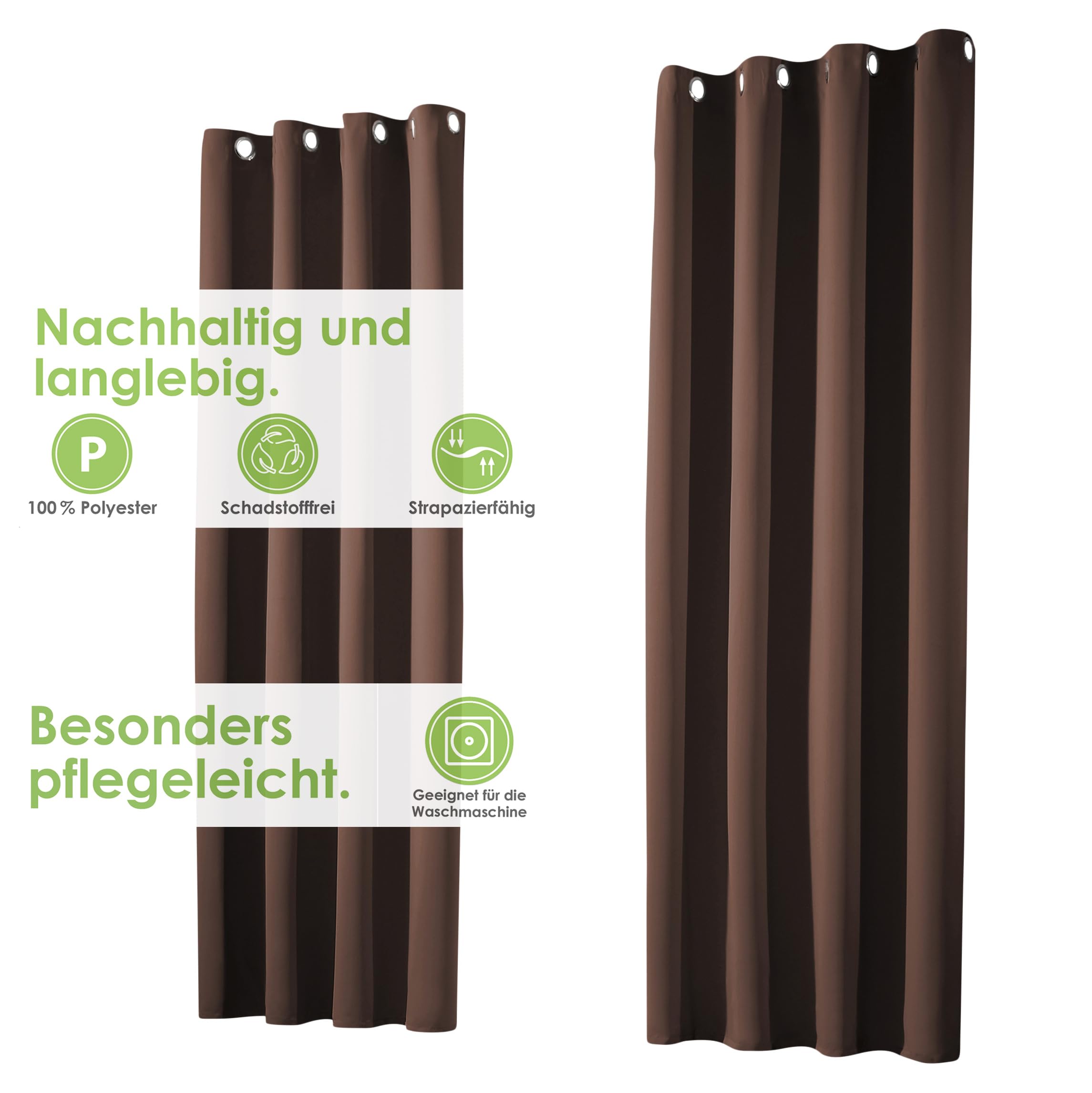 Heimtexland® - Set Di 2 Tende Termiche E Oscuranti, Con