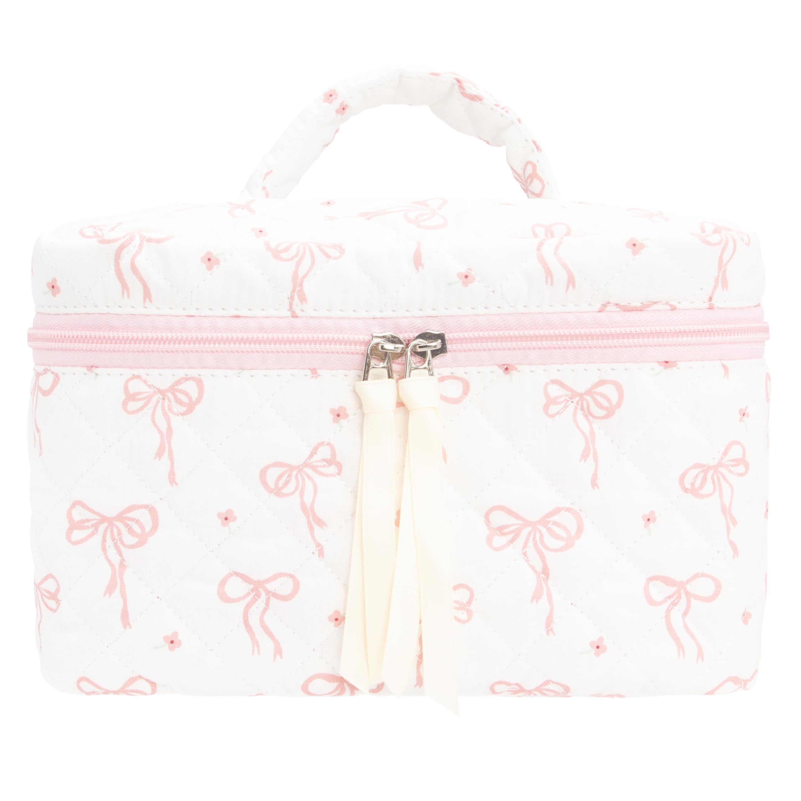 PAZIMIIK Quilted Makeup Bag