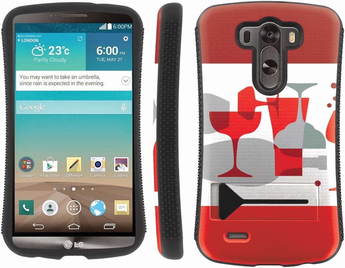 [ArmorXtreme] Hybrid ShockProof Armor KickStand Case (Bottle) for LG G3