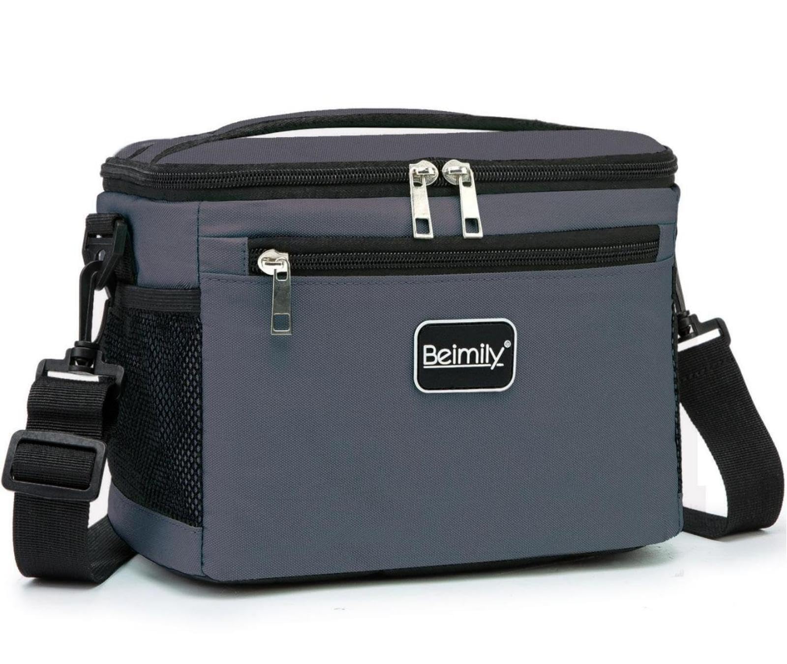 BEIMILY Lunch Box for Men/Women,Small Insulated Lunch Bag,Reusable LunchBox for work Picnic Hiking Beach,Leakproof Soft Cooler Tote Bag Organizer with