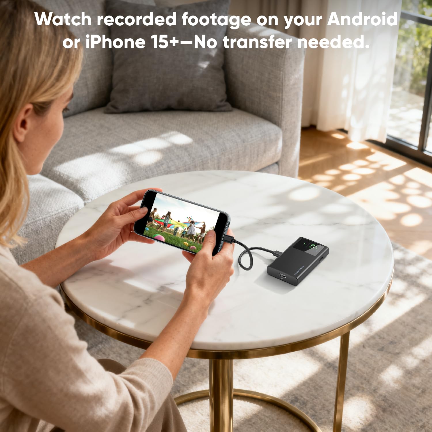 4K 60FPS Portable Video Recoder-Capture Card for Streaming,HDMI or DisplayPort over USB-C,AUX Earphone monitoring,Compatible with Phone,Media Player,Computer,TV Sticks,Video Disc Player..
