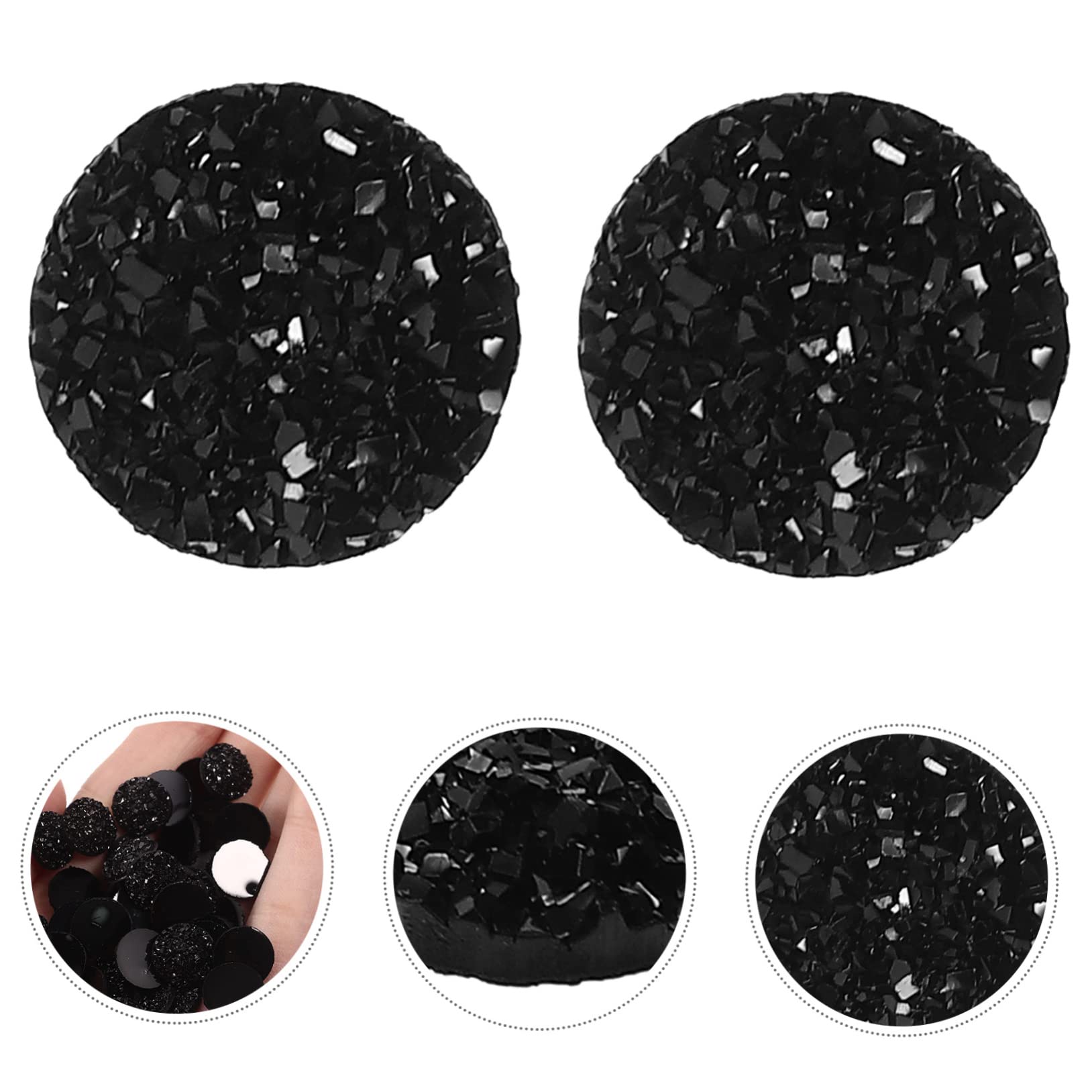 Healeved 500 Piezas Accesorios De Joyería Gemas De Arte De Uñas Suministros De Uñas Gemas Para Uñas Gemas De Cristal Flatback Joyas De Uñas Cristal Plano Diamante Resina