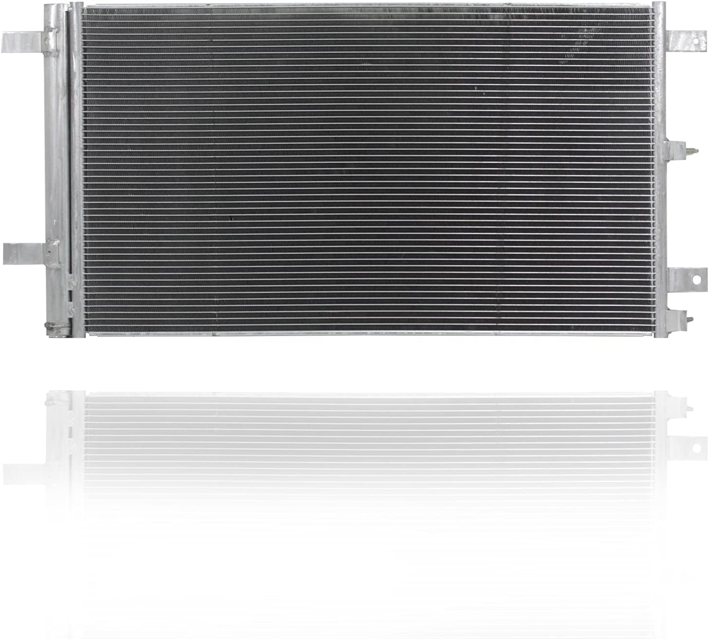 A/C Condenser - Pacific Best Inc. Compatible/Replacement for 4689 15-16 Ford F-150 Crew Extended, 15-16 Regular Cab - With Receiver & Dryer