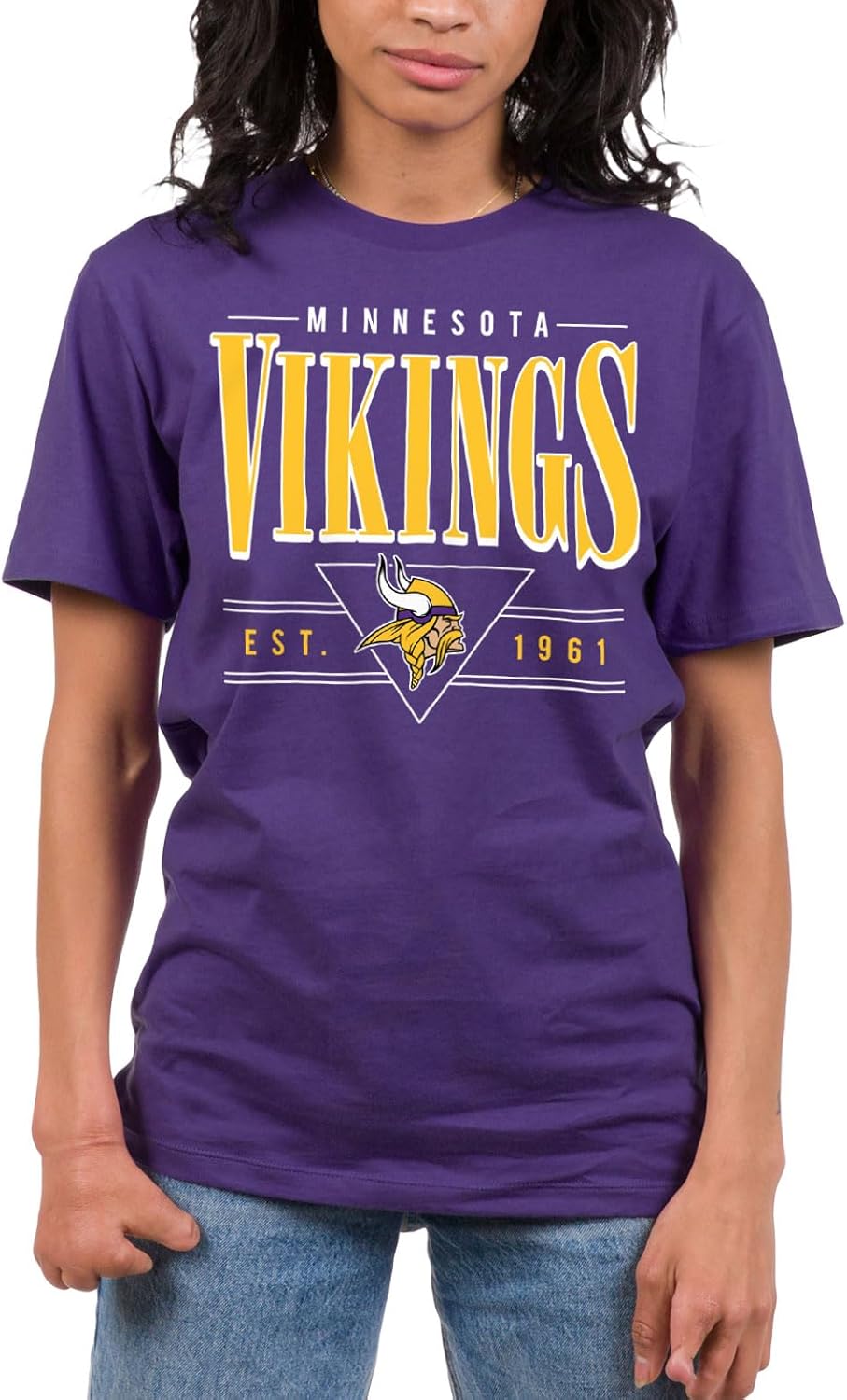 Junk Food NFL Mens Junk Food X NFL Established Retro - Adult Short Sleeve Fan Tee for Men & Women - Officially Licensed - Image 2