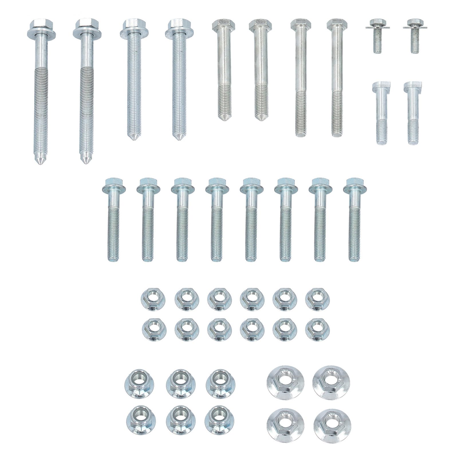 GEPCO Advanced Technology Jeu de bras de suspension de rechange - Convient pour Audi A4 8D B5 A6 4B VW Passat 3B2 3B5 – Dimension du cône : 21 mm