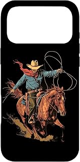 Horse Riding Rodeo Cowboy Lasso Horseback Rider Equestrian Case for iPhone 17 Pro Max