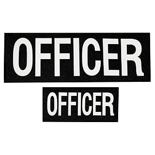 Rothco 21747 Officer Patch with Hook Back Size : Set: 1 Small & 1 Large