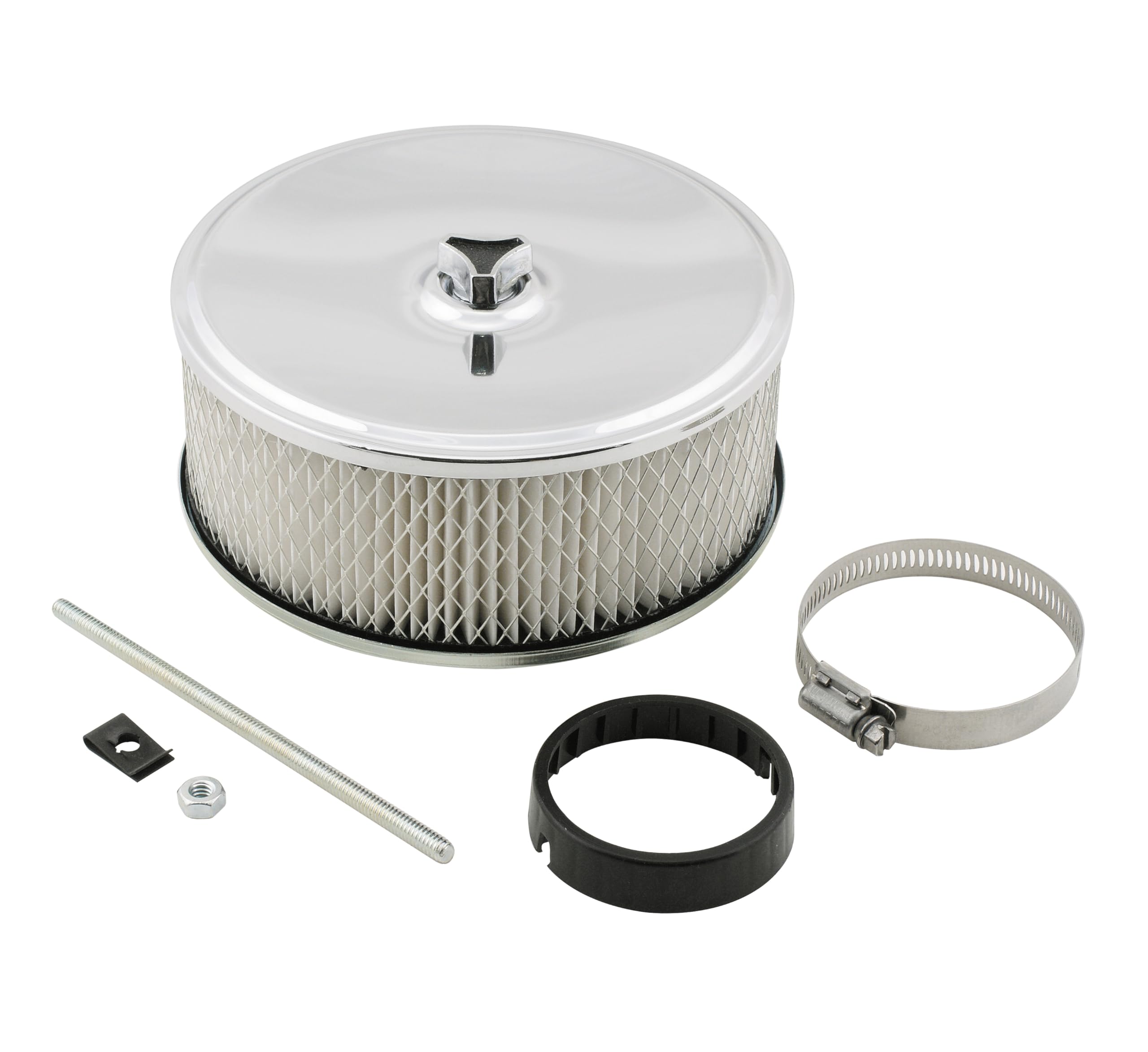 Amazon.com: Mr. Gasket 4350MRG Air Filter Assembly - Chrome - 6-1