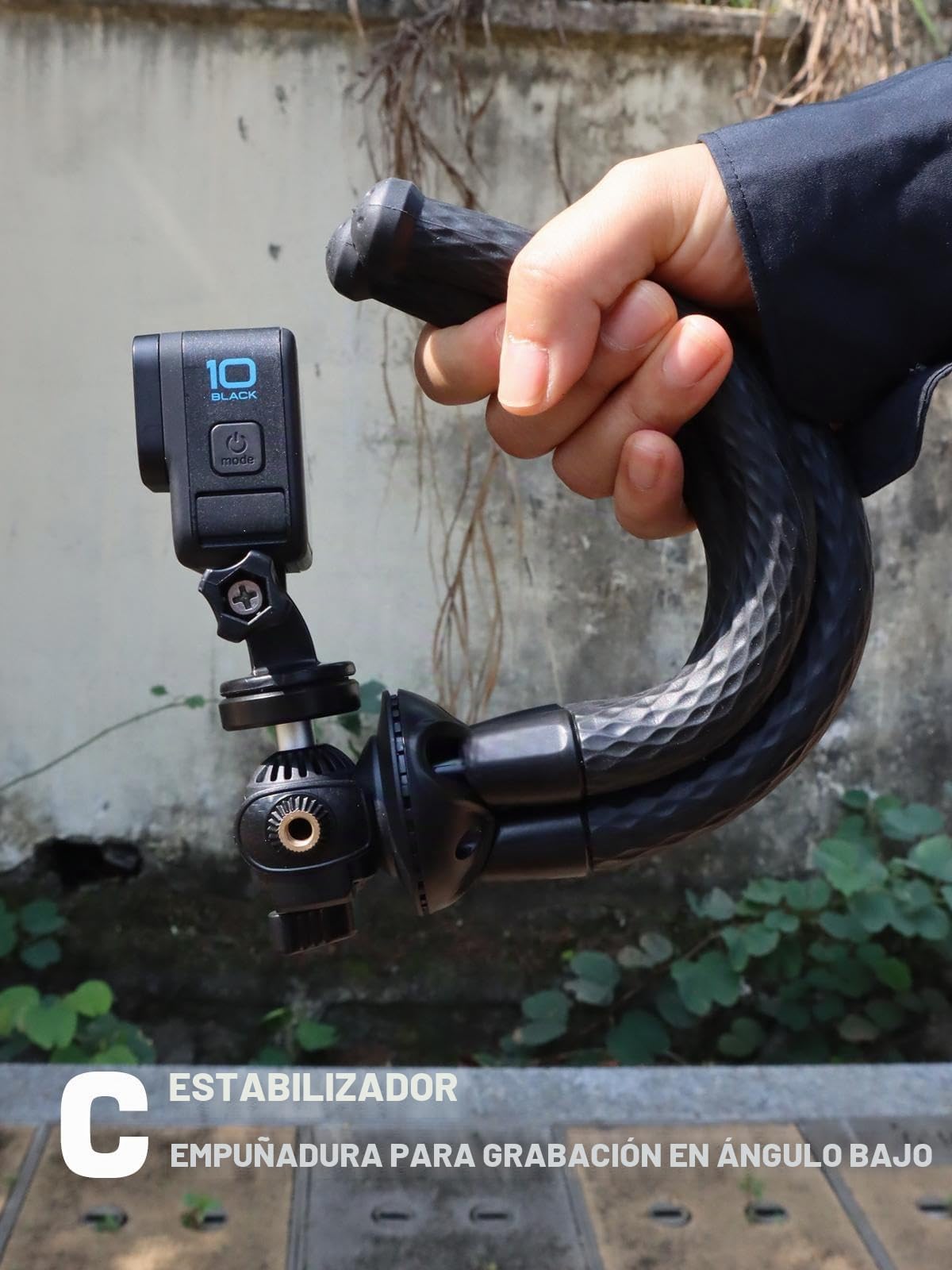 Lammcou Tripode Movil Flexible, Trípode de Gorila Pulpo Camara Pequeño, Tripode Camara Deportiva & XXL Teléfono Pinza Adaptador, Vertical Octopus Tripod for Mobil