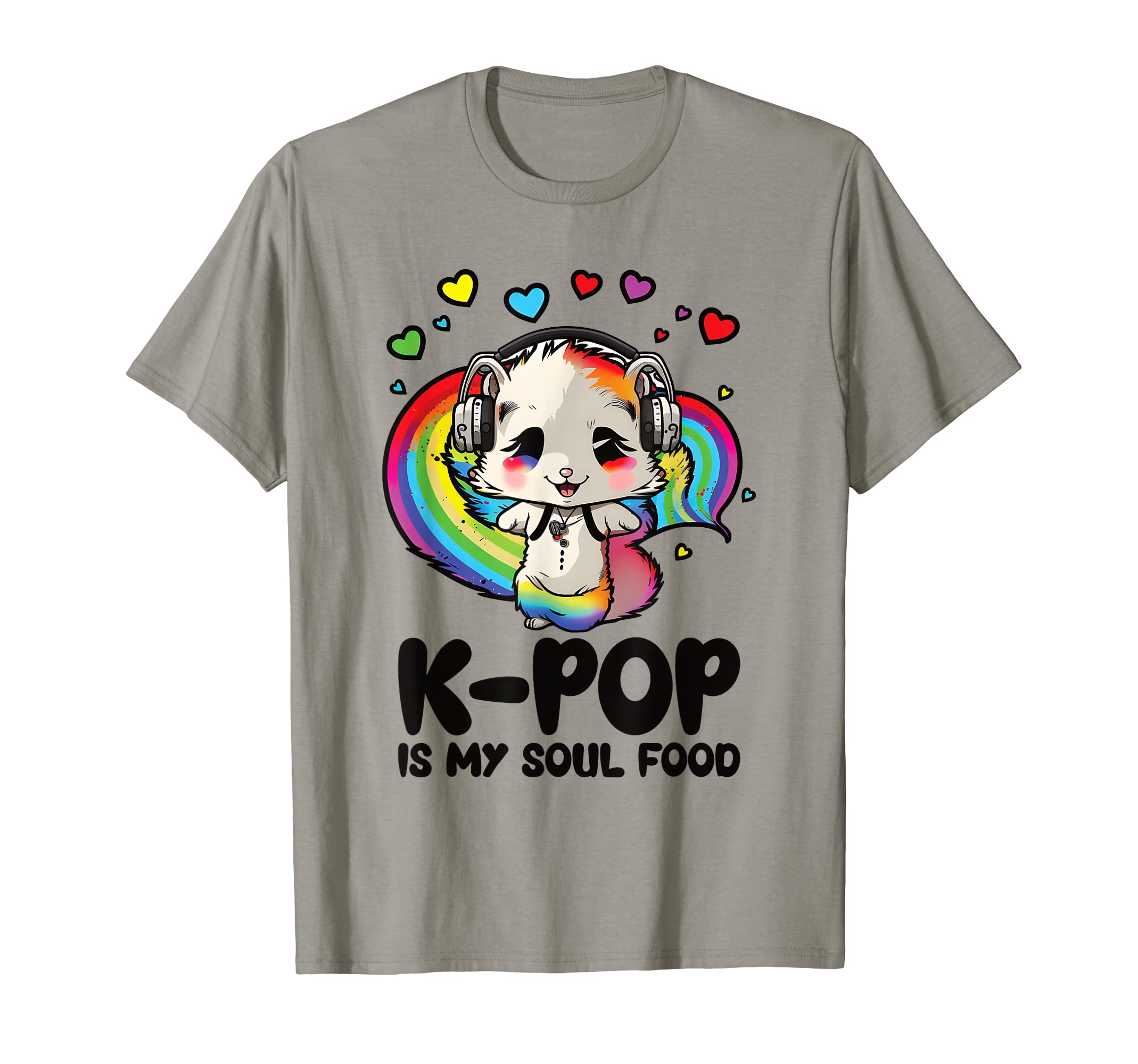 Kpop Soul Food K Pop Ferret Tie Dye Merch K-pop Merchandise T-Shirt