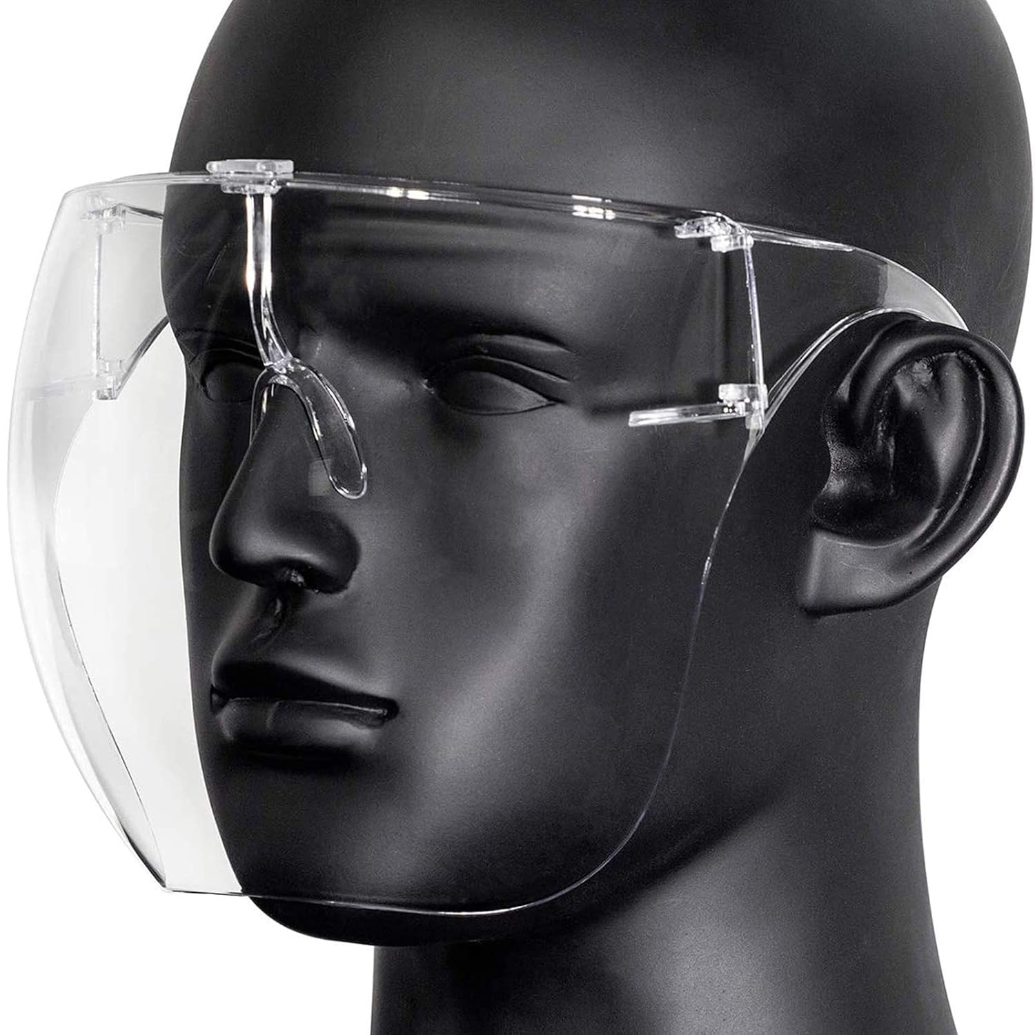 Safety Face Shields, Ultimate Fit and Comfort Enjoy High-definition Vision,Anti-vertigo, Anti-fog, Anti-static,2Pack Glasses Shield (A)