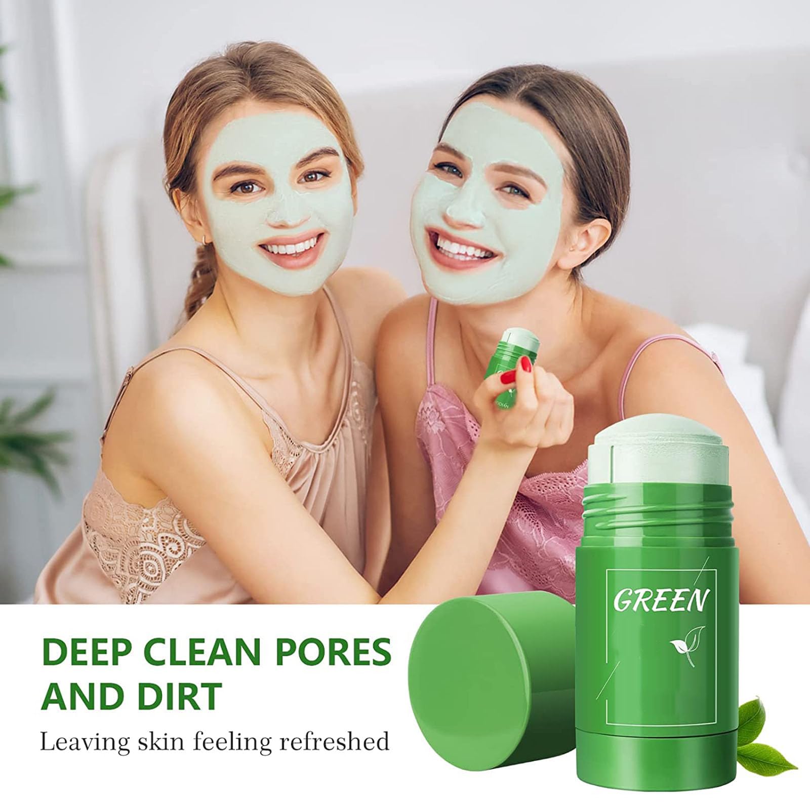 Amazon.com: ZGMAOT Green Tea Clay Stick Mask For Skin Care,Deep