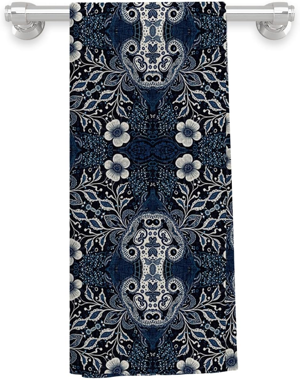 Knibeo Blue and White Chinoiserie Kitchen Towels