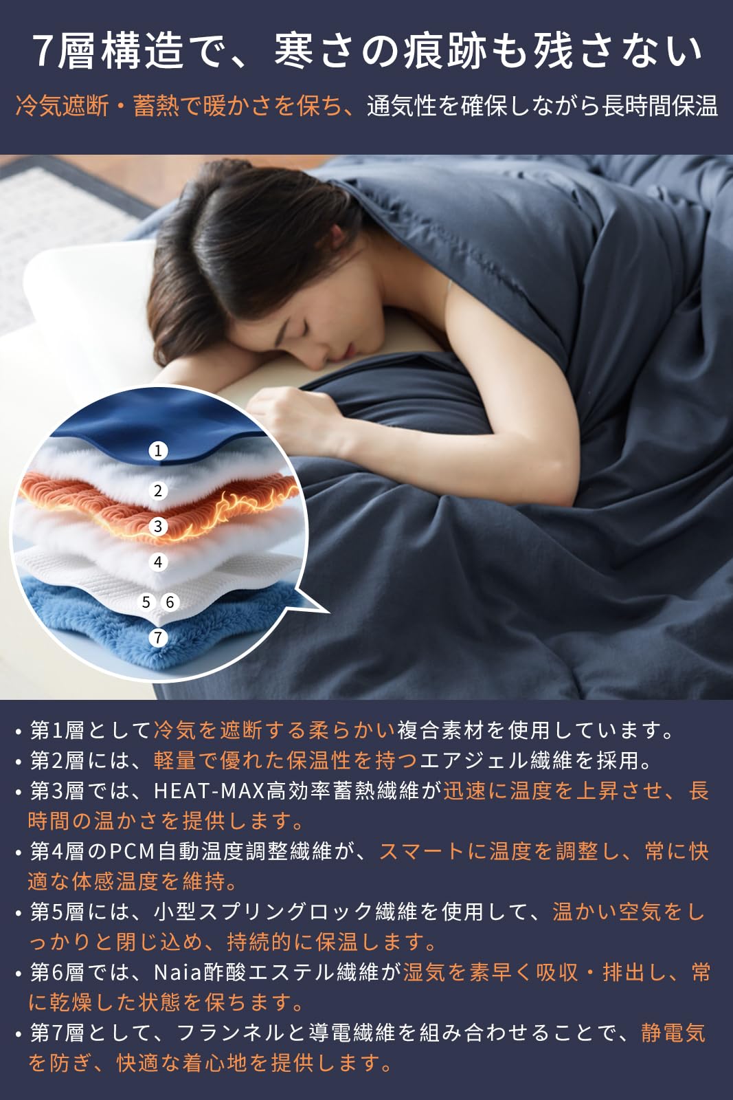 Amazon.co.jp: 【最高級x深い眠り布団】 冬用 かけ布団 軽量 掛け布団