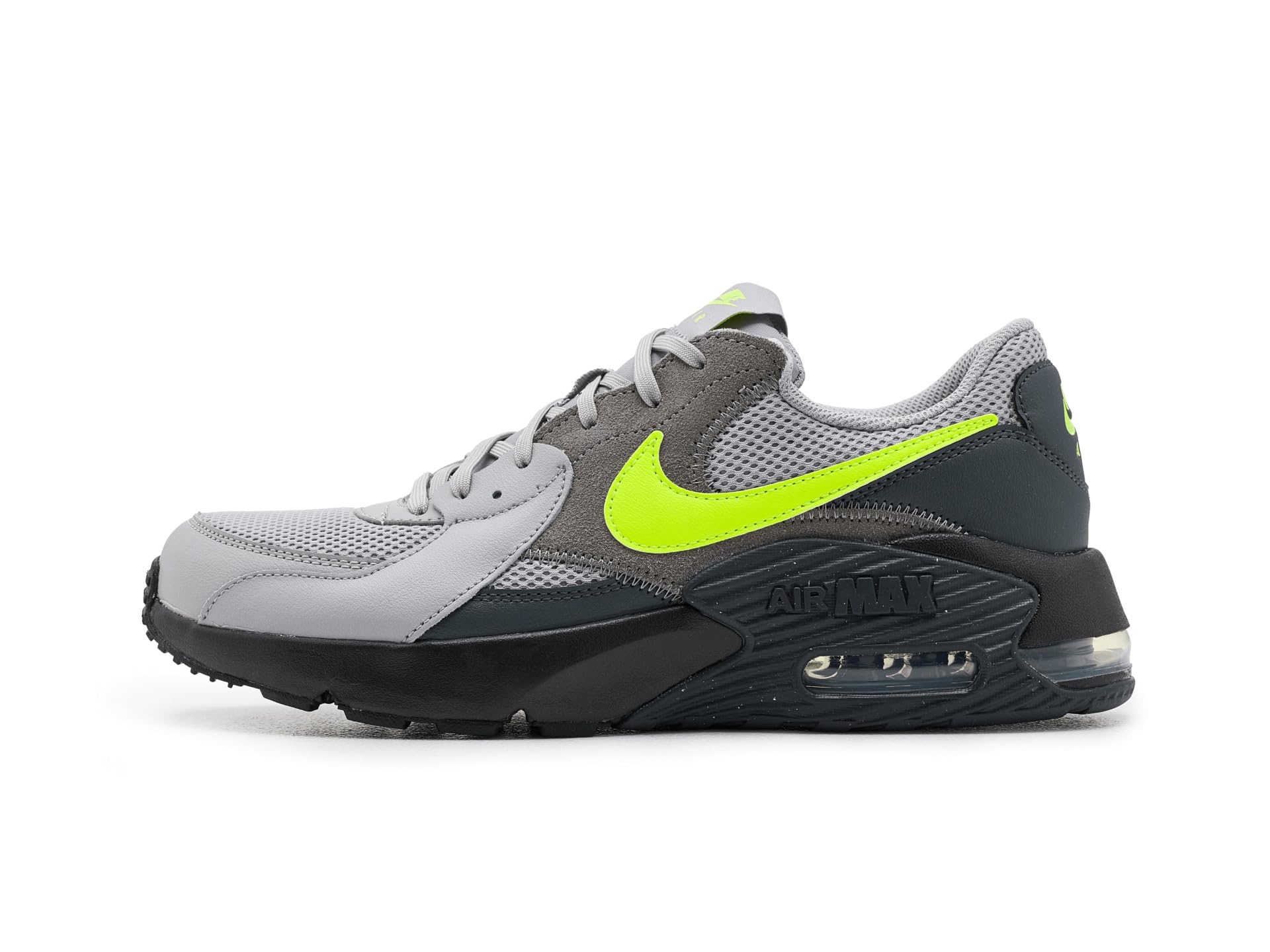 Nike Tenis Air Max Excee para hombre, Atmósfera gris/amarillo neón-antracita, 12,5