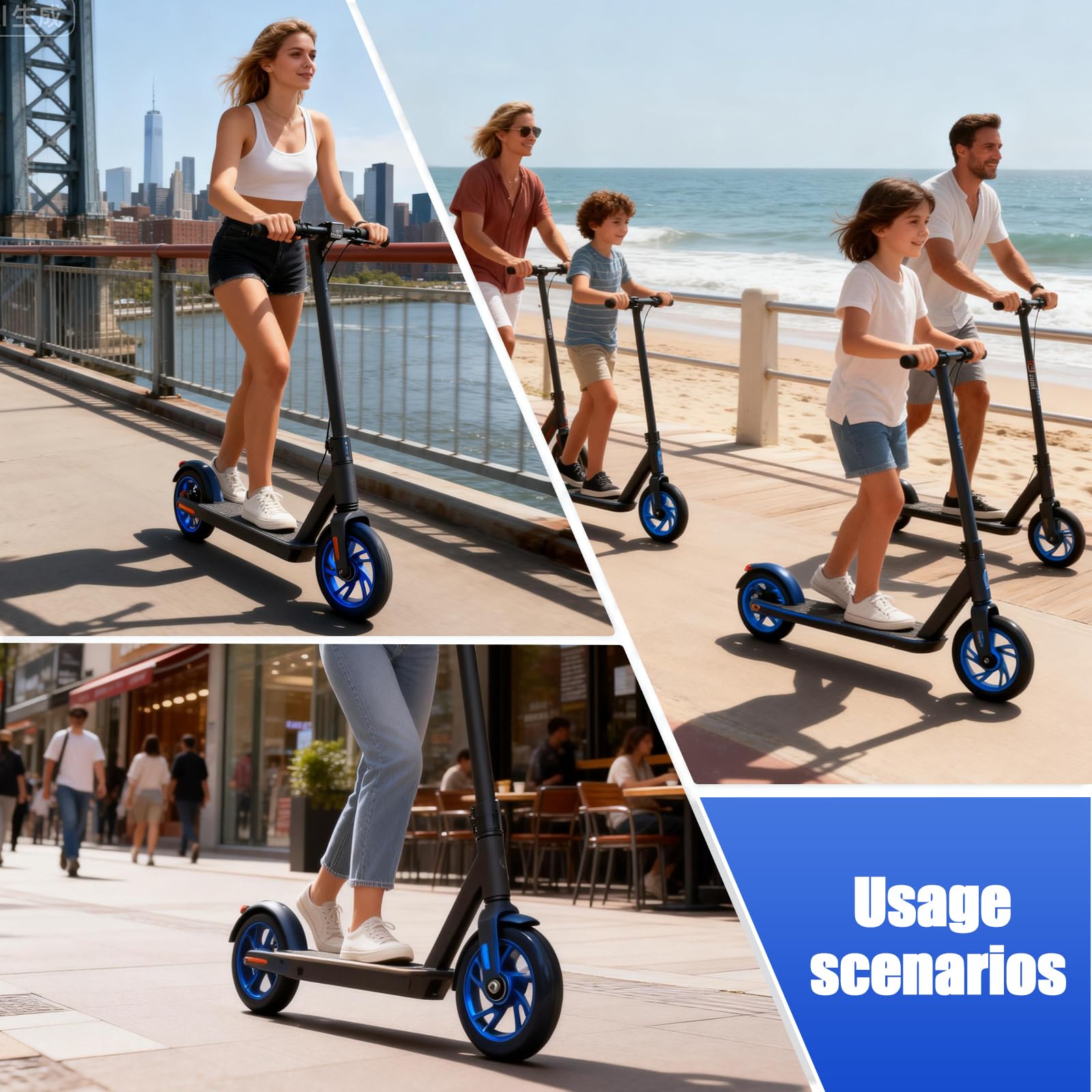 2 ruote per stunt scooter 100 × 24 mm: in poliuretano di alta qualità con nucleo in alluminio, ruote di ricambio robuste per stunt scooter