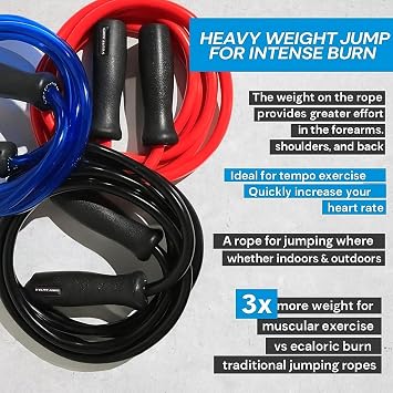 Elite Jumps Muay Thai 2.0 Weighted Jump Rope for MMA