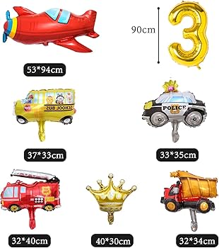 Amazon.co.jp: 誕生日 飾り付け 男の子、誕生日バルーン 3歳 男の子