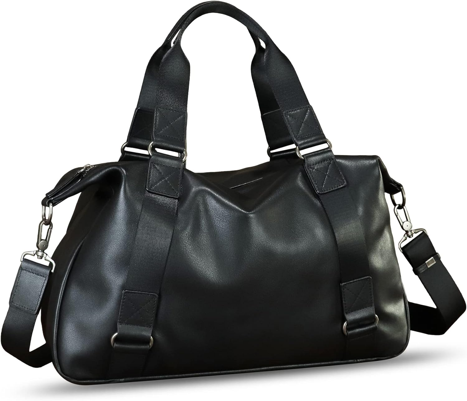 Genuine Leather Travel Bags for Men and Women Duffle Bag Vintage Purse Handbag Shoulder Crossbody Sport Bag - Image 2