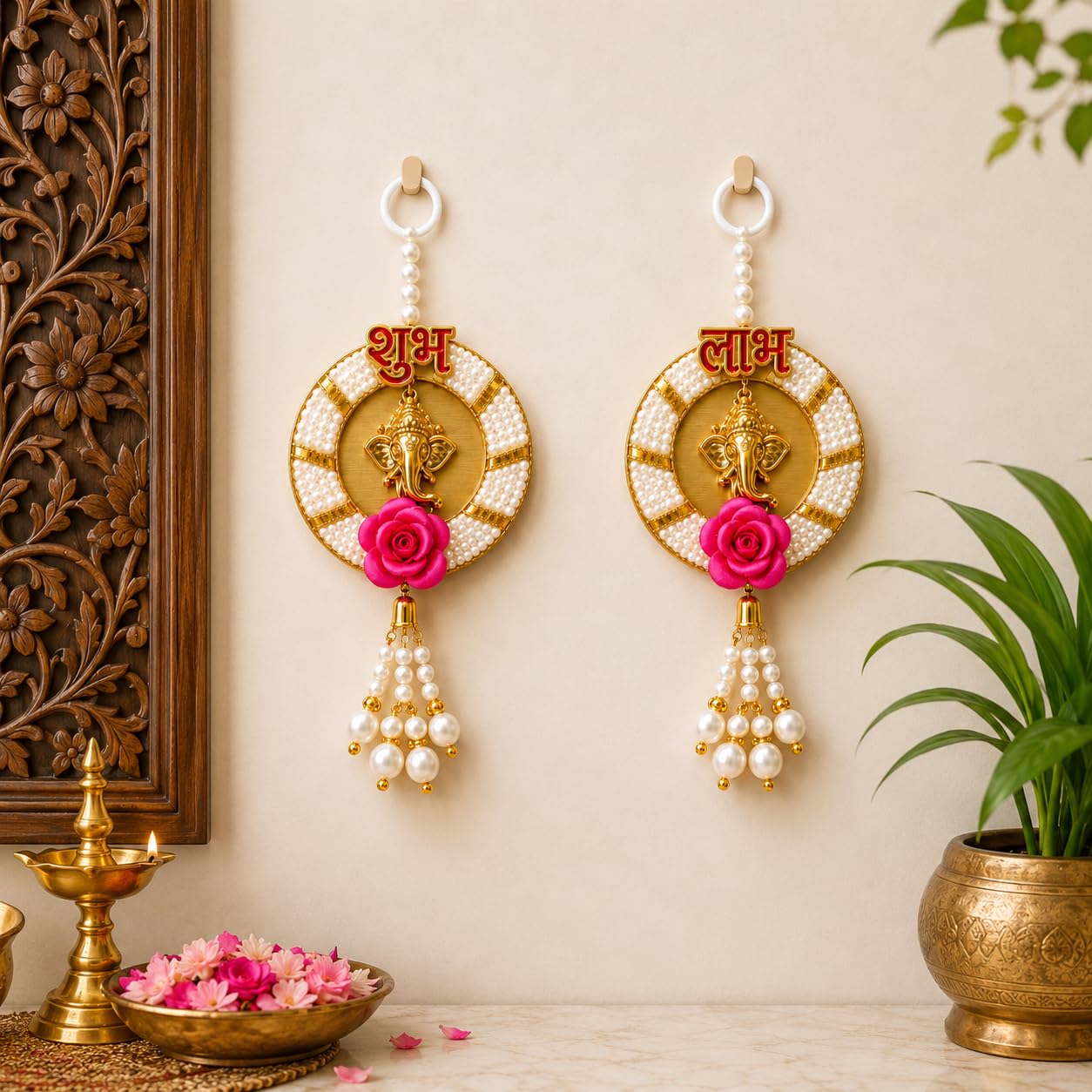 Multicolor Elephant Wind Chimes - Home Decor & Diwali Gift -13