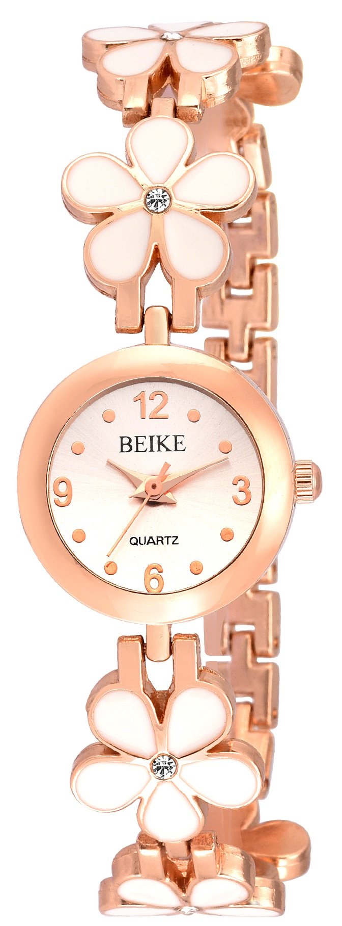 Pappi-Haunt Analogue White Dial Women's Watch - WFGC