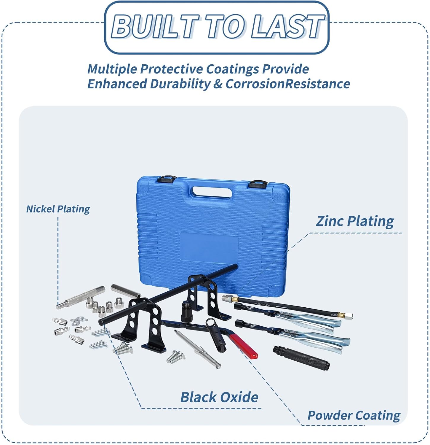 Valve Spring Compressor Universal Overhead Engine Valve Spring Compressor Cylinder Head Service Set OHV OHC Compressor Tool Valve Spring Compressor Remover and Installer