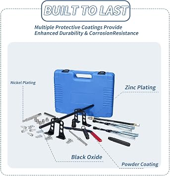 Valve Spring Compressor Universal Overhead Engine Valve Spring Compressor Cylinder Head Service Set OHV OHC Compressor Tool Valve Spring Compressor Remover and Installer