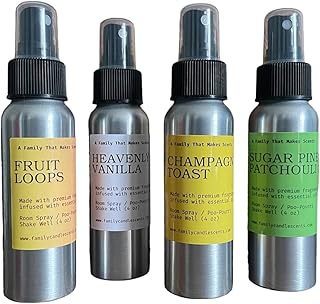 Choose Your Scent - Room Sprays - Highly Scented - Safe for Family & Pets - Car Freshener - House Freshener - Odor Eliminator - Pou-Pourri. (Swedish Fishes Candy)