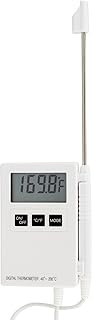 TFA Dostmann P200 Profi-Digitalthermometer, mit Einstichfühler, großes Display, gemäß HACCP, abwaschbar