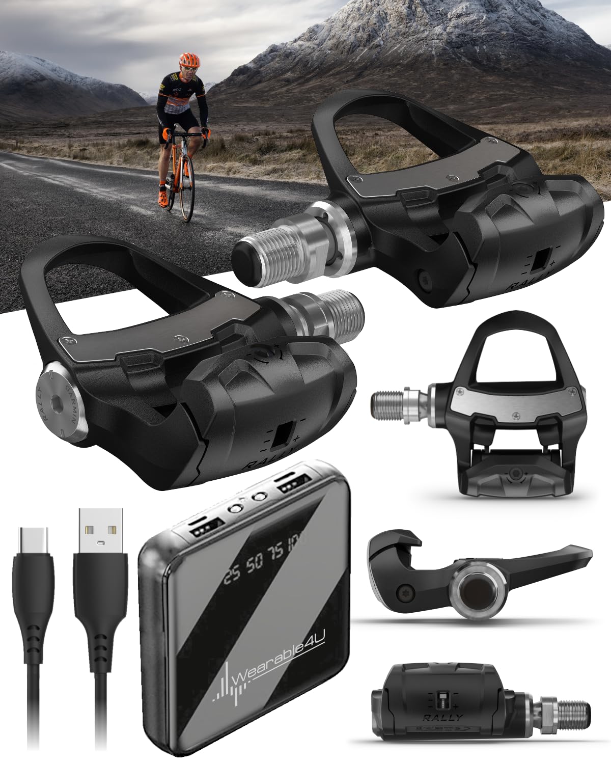 Amazon.com : Garmin Rally RK200 Dual-Sensing Power Meter Pedals