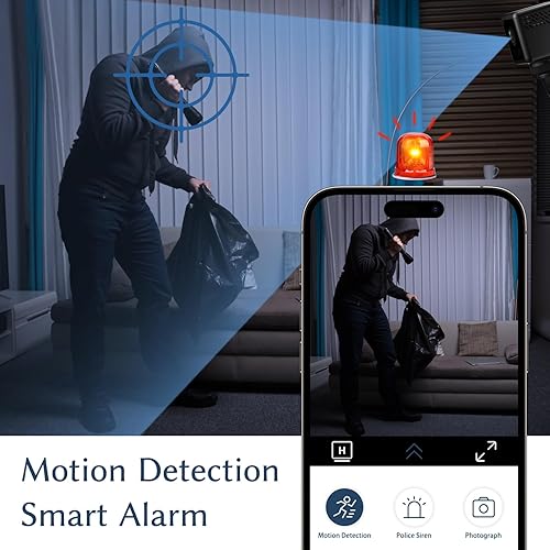Miniatura 5 de Cámara inalámbrica para interiores 4K, mini cámaras WiFi para el hogar, cámaras HD para exteriores, cuerpo pequeño, cámara al aire libre, micro