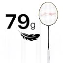Li-Ning Wind Lite 900 II Carbon Graphite Badminton Strung Racket with Full Racket Cover (Black/Gold) gallery image