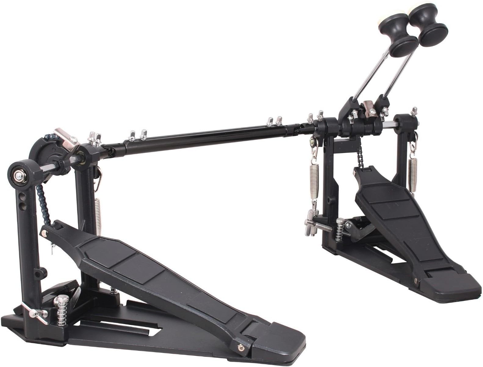 Drum Pedal Double Bass Dual Foot Kick Pedal Percussion Set Single Chain Drive