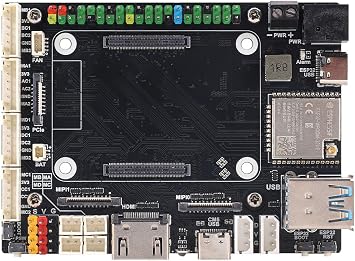 高性能モータードライバーボード&ロボットコントローラー、コンピュートモジュール5用、esp32、4k Hdmi、usb 3.2、mipi200文字。