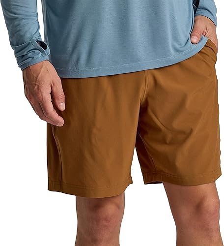 Miniatura 6 de Free Fly Pantalones cortos Breeze para hombre, entrepierna de 8 pulgadas, de secado rápido, ligeros, con protección solar UPF 50+