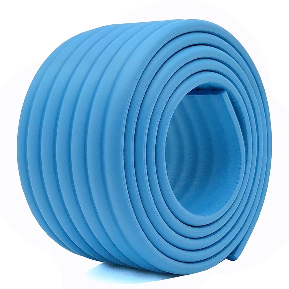 M2cbridge Multifunctional Edge and Corner Guard Coverage Baby Safety Bumper DIY 6.5 Ft (Blue)