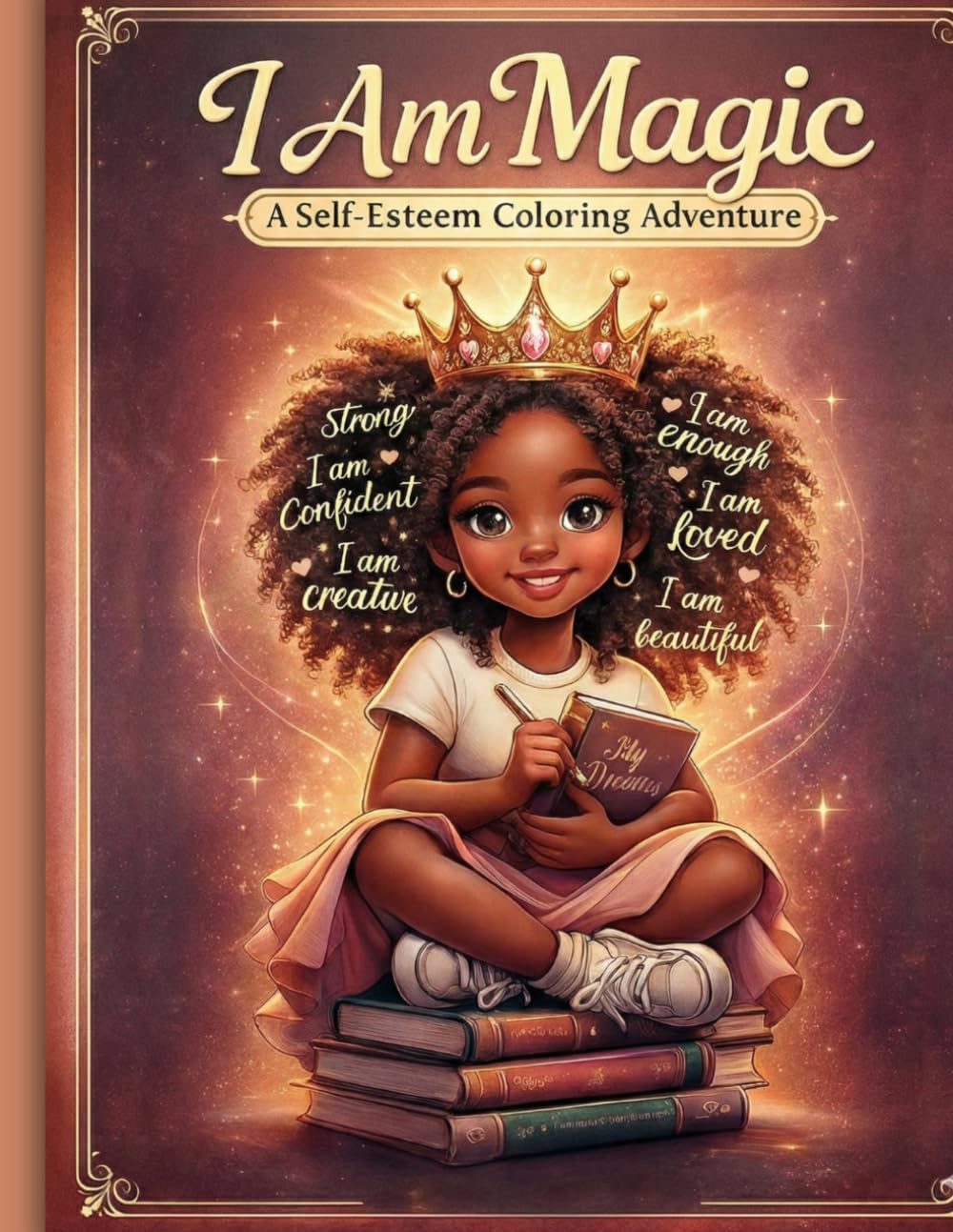 I Am Magic: A Self-Esteem Coloring Adventure: A fun and uplifting coloring book celebrating confidence, creativity, positivity, and inner magic for girls