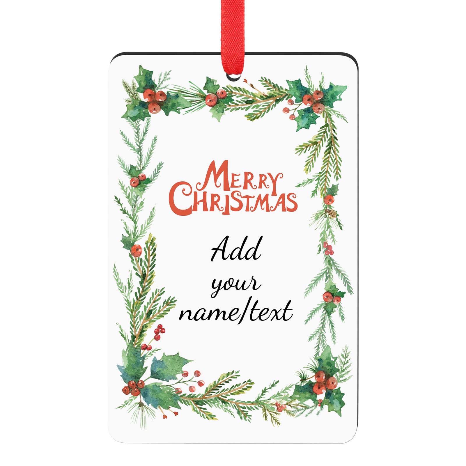 Personalized Christmas Ornaments, Custom Photo Ornaments for Christmas Tree