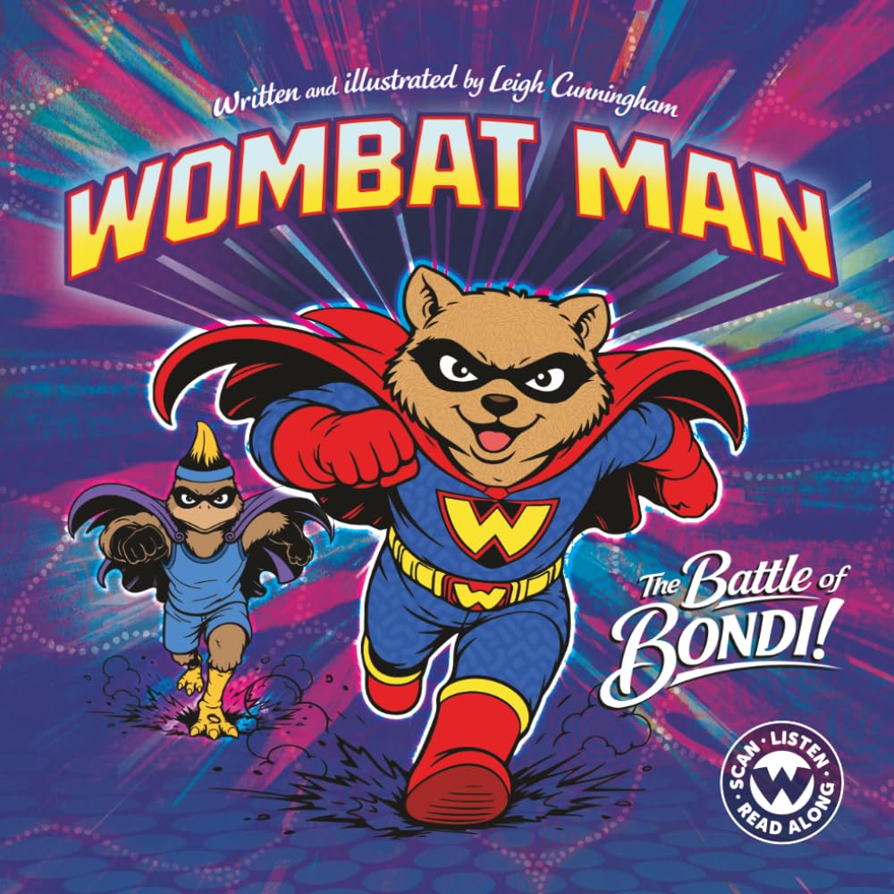Wombat Man and the Battle of Bondi: A Fun Superhero Adventure for Kids (Ages 4–7) (The Adventures of Wombat Man)