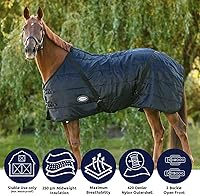 Vista 4 de Manta estable con diseño de canal (54, negro)