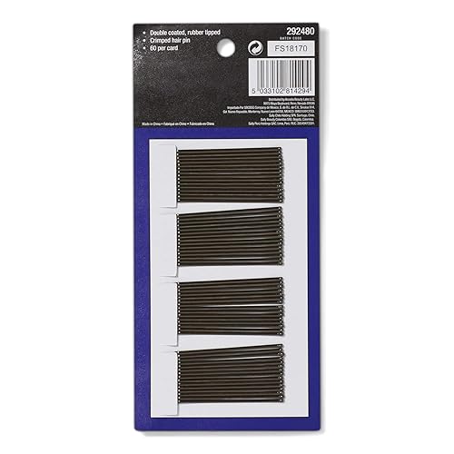 Miniatura 9 de Salon Care Pinzas Bobby profesionales Supreme negras 60 unidades