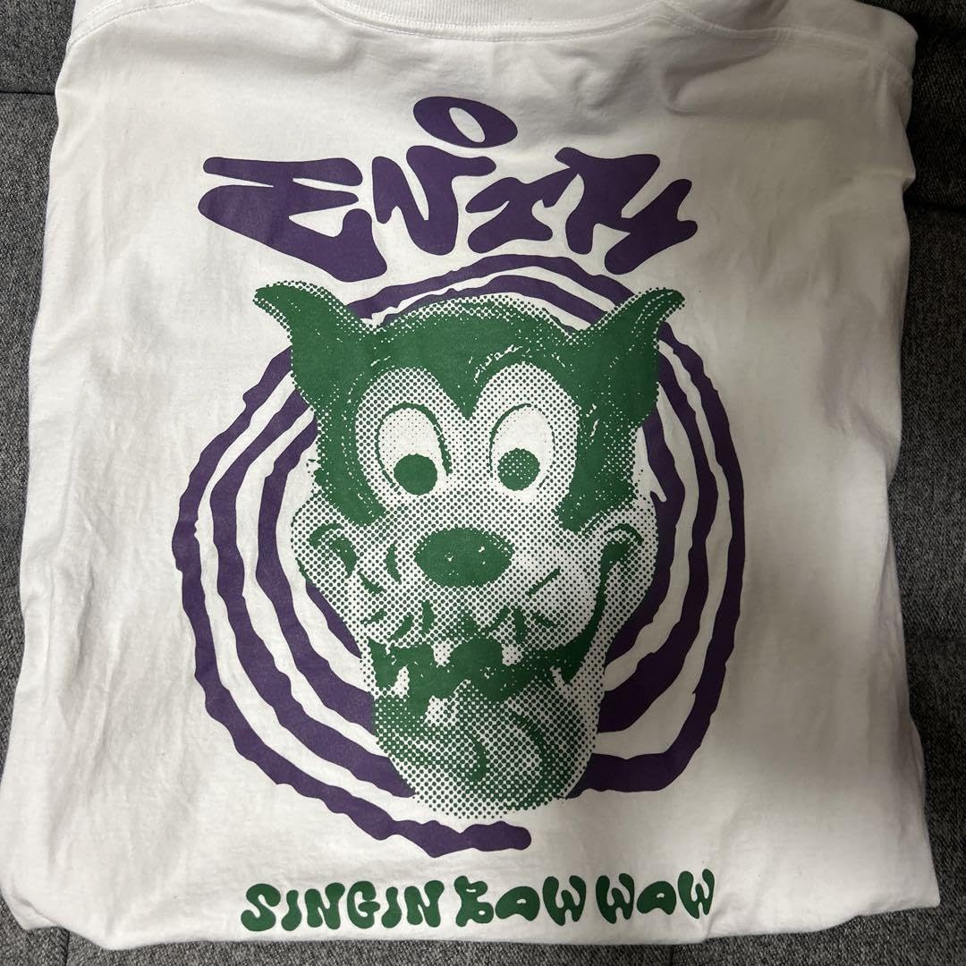 【白】ENTH Tシャツ VARSITY EMBROIDERY TEE / WHITE | ZETA DIVISION STORE