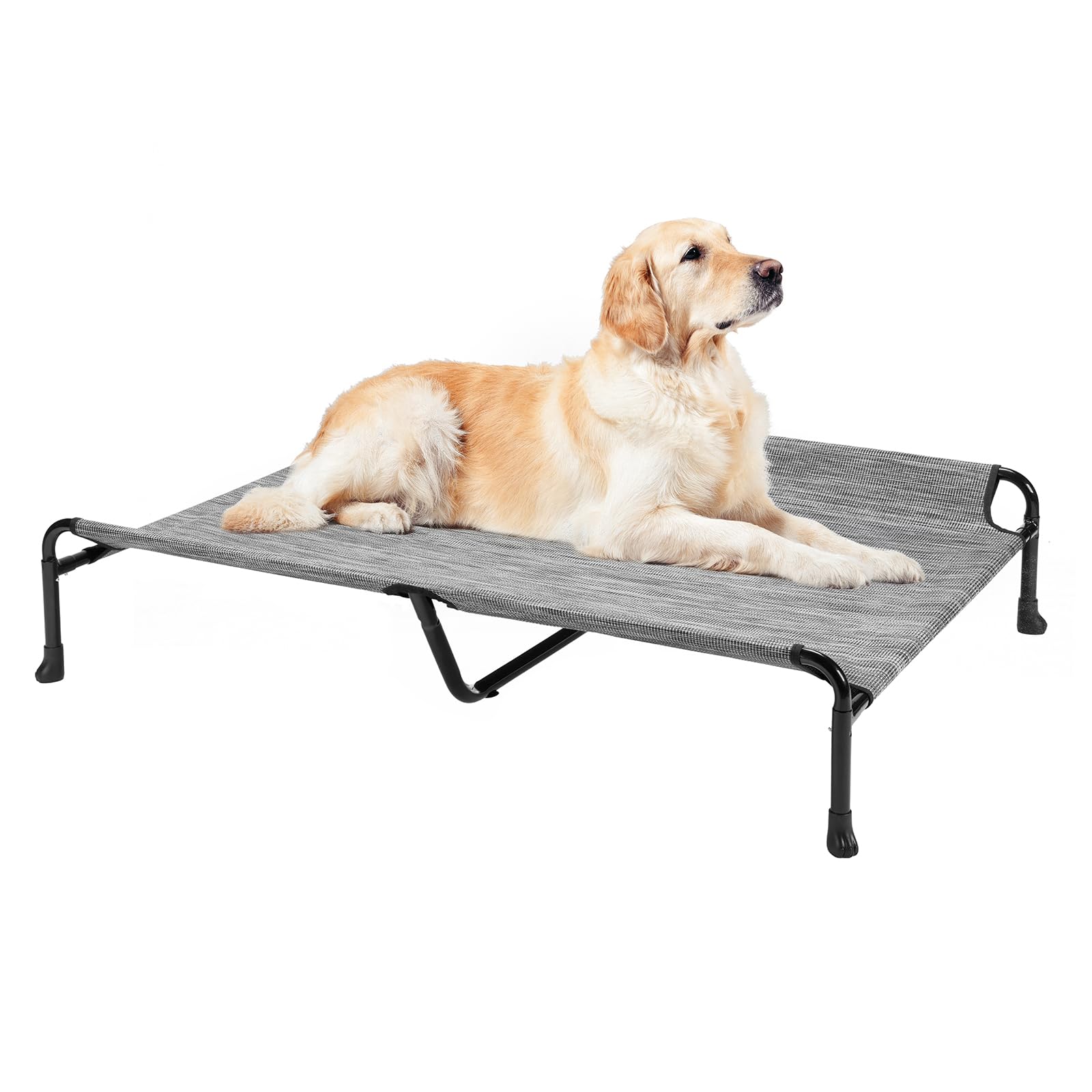 Veehoo Elevated Dog Bed with Guardrail