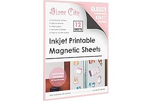 Printable Magnetic Sheets for Effortless Refrigerator Photo Magnets