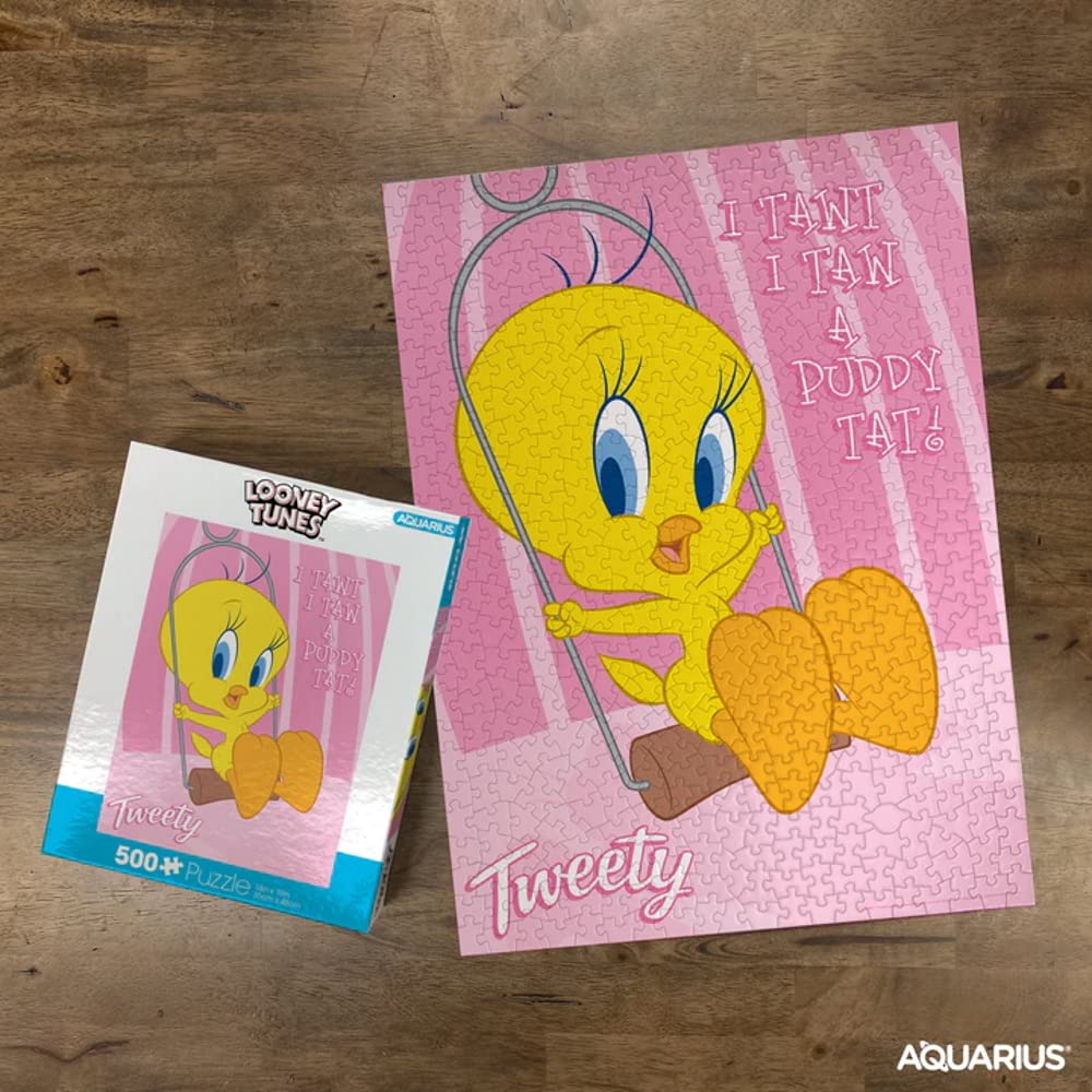 Amazon.com: Aquarius Looney Tunes Tweety (500 Piece Jigsaw Puzzle