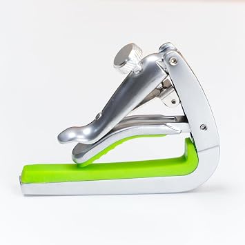 Guitar Capo for Acoustic and Electric Guitars, Silver and Green, Adjustable Tension, Precision Fit, Solid Metal Build