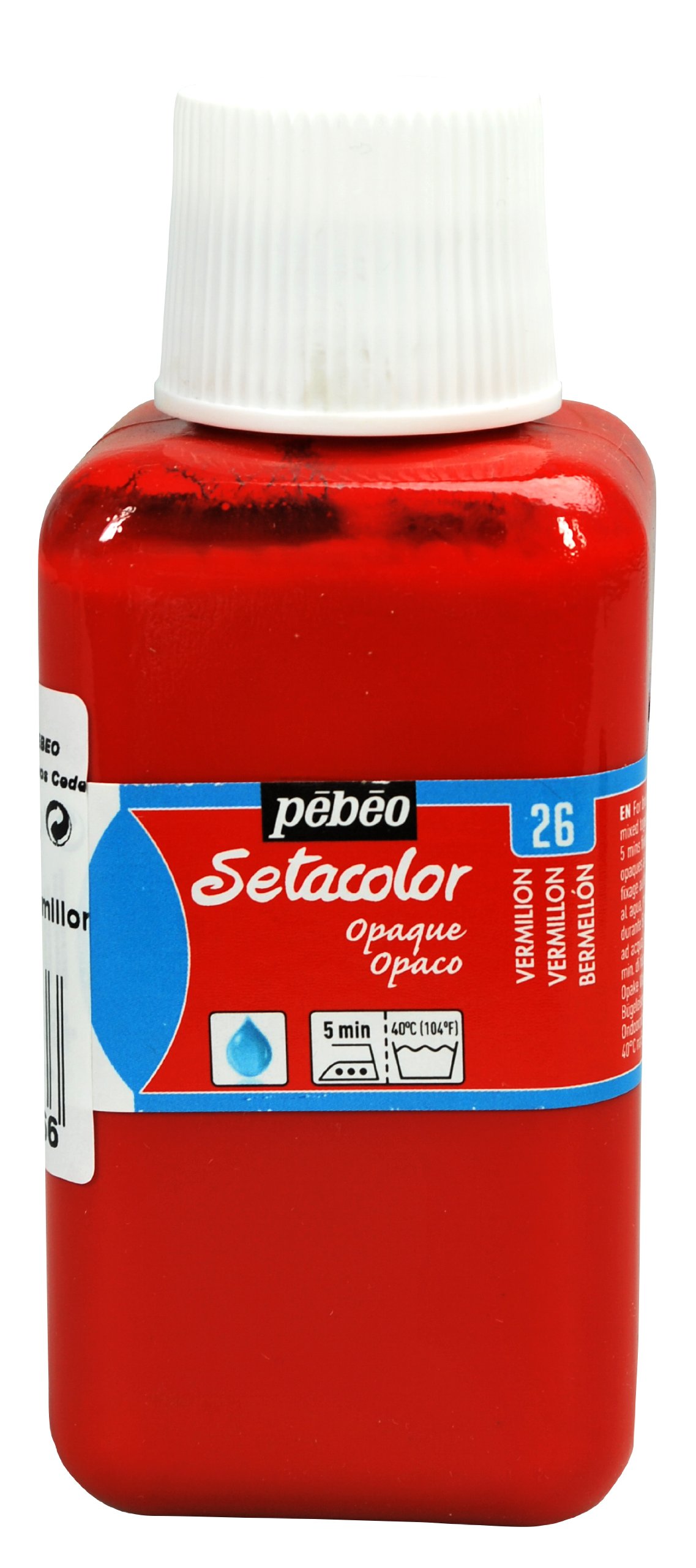 Pebeo Vermillion Opaque 250Ml - Vermilion