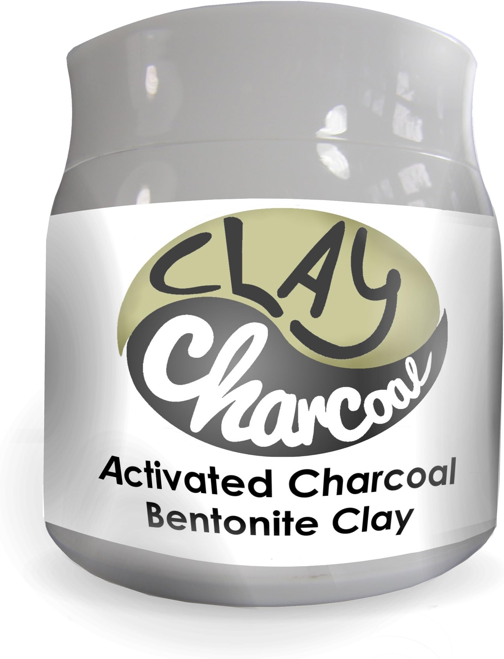 Activated Charcoal and Bentonite Clay Food Grade Powder 100% from USA 8 oz. All Natural. Whitens Teeth, Detoxifies, Rejuvenates Skin and Hair, Helps Digestion, Treats Poisoning.